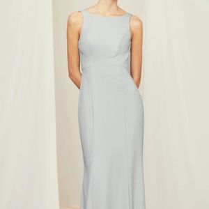 Amsale Joelle New Ice Bridesmaid Dress